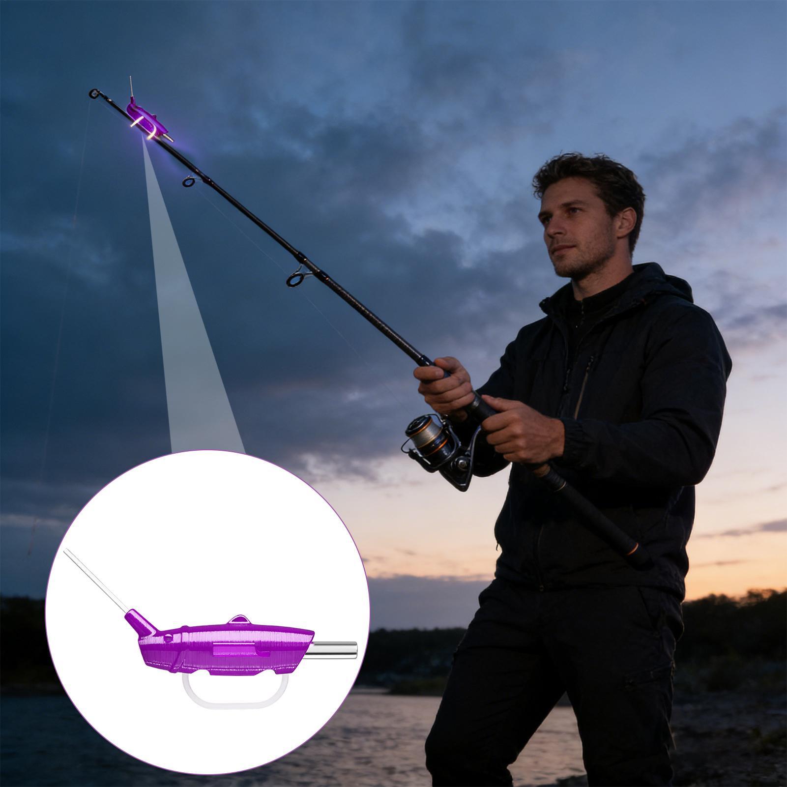 Bite Alarm - Alarm wędkarski z sygnalizacją LED, lampka